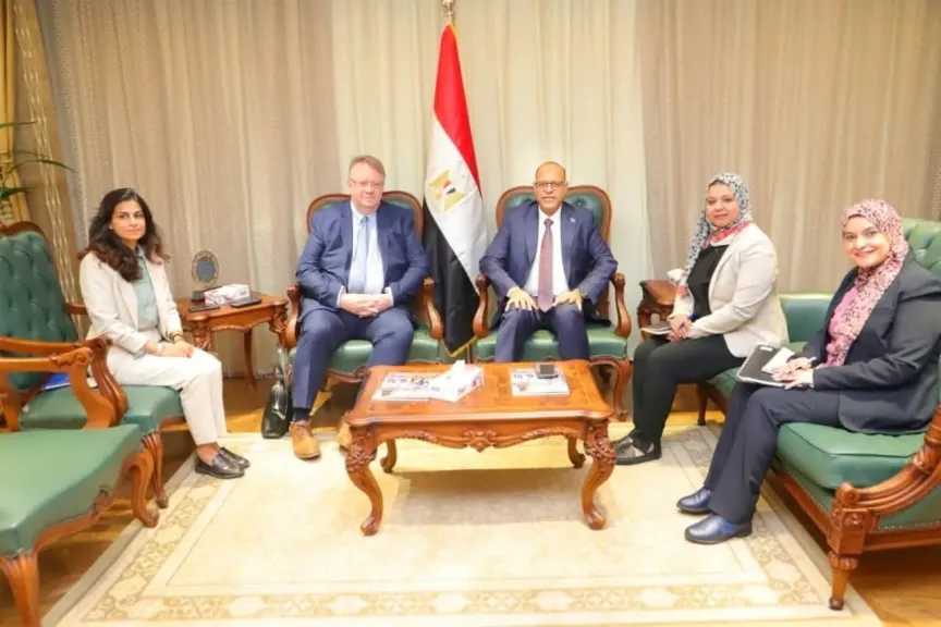 وزير العمل يستقبل مدير مكتب منظمة العمل الدولية بالقاهرة لبحث تفعيل التعاون في الملفات المشتركة