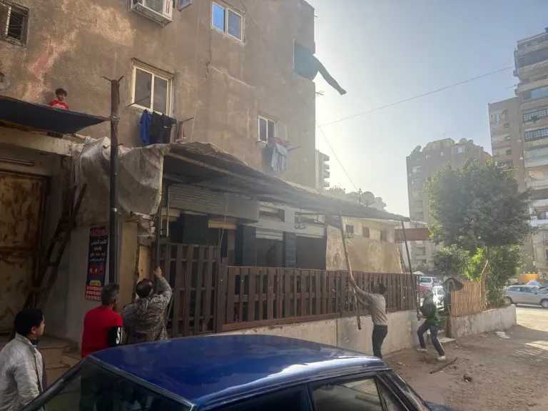 أستمرار حملات رفع الاشغالات بحي شرق مدينة نصر بقيادة اللواء طارق النبوي