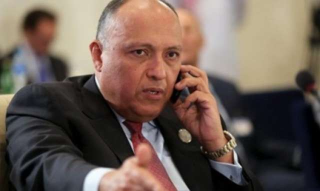 شكري يطلع نظيره الأردني على نتائج مباحثاته في إسرائيل