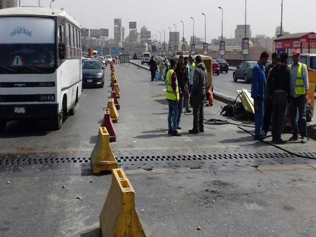 تحويل حركة السيارات بطريق شبرا بنها لربط كوبري محور مصر الجديدة