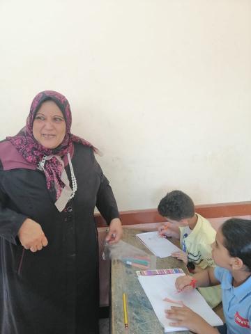 بالصور .. برعاية تعليم المنوفية مسابقة كاريكاتير بين أطفال المدارس