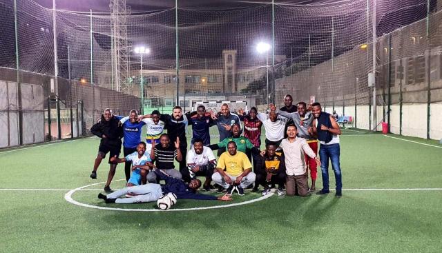 «الشباب والرياضة» تنظم مباراة لكرة القدم خلال فعاليات برنامج متطوعي الاتحاد الإفريقي
