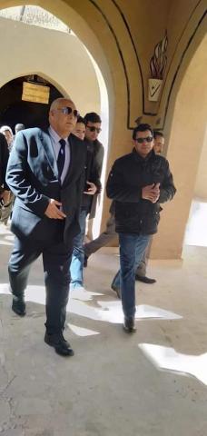 وزير الشباب والرياضة يتفقد المدينة الشبابية والمخيم الكشفي ومنتدى الشباب بالوادى الجديد