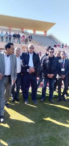 وزير الشباب ومحافظ الوادى الجديد يتفقدان مشروع البطل الأوليمبي ويشهدان عروضاً رياضية بالصالة المغطاة