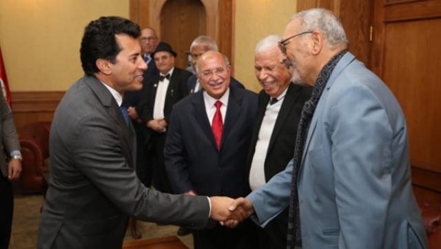 وزير الرياضة يلتقي مجلس إدارة الاتحاد الأفريقي للدراجات