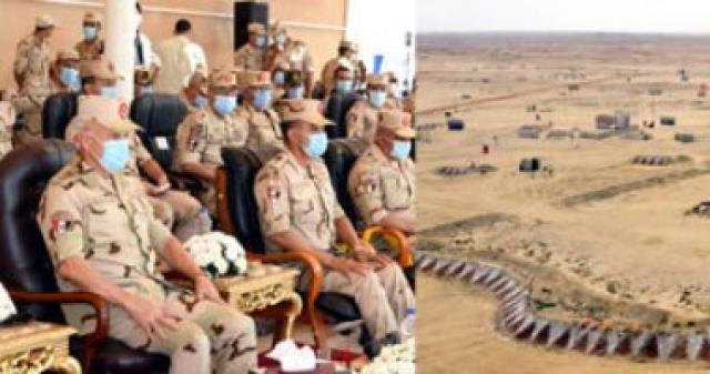 رئيس أركان حرب القوات المسلحة يشهد المرحلة الختامية للمناورة ”ردع - 2020”