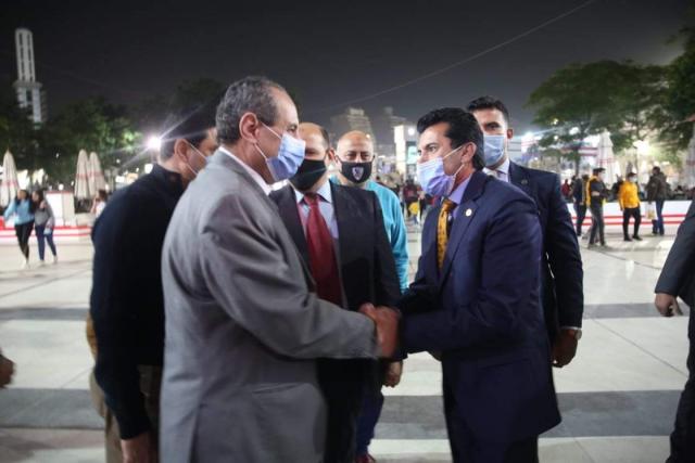 وزير الرياضة يقوم بزيارة لمقر نادي الزمالك ويجتمع باللجنة المؤقتة للنادي