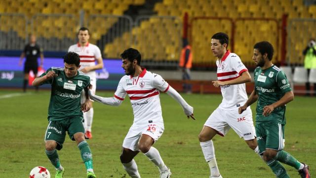 شوط أول يحبس الأنفاس بين الزمالك والمصري.. والنتيجة 1-1
