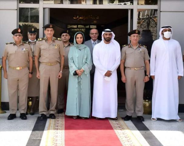 مستشفى القوات المسلحة بالحلمية ومركز الطب الطبيعي بالعجوزة يستقبلان رئيس مكتب حاكم إمارة رأس الخيمة