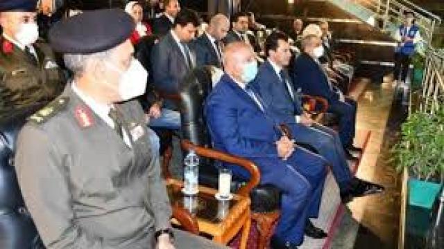 وزراء الإنتاج الحربي والرياضة والنقل ورئيس جهاز الرياضة العسكري يشهدون ختام دوري الوزارات