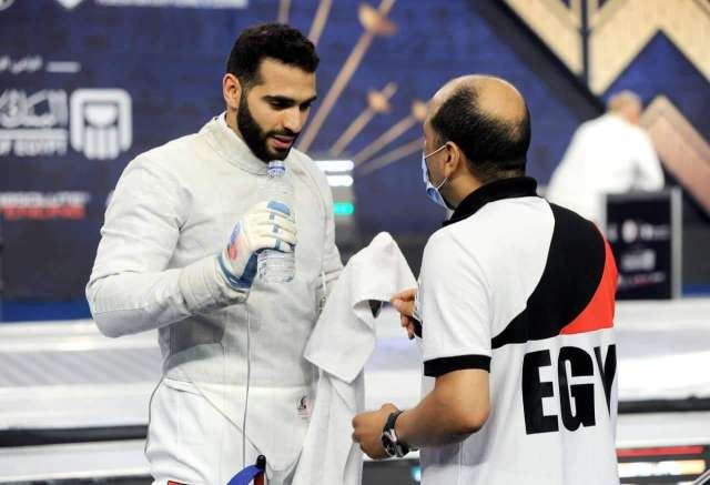 زياد السيسي يتأهل لدور ال32 بسلاح السيف للرجال بعد الفوز على بطل إيران