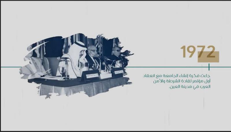 محطات تاريخية لجامعة نايف العربية للعلوم الأمنية
