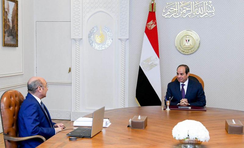 السيسي يلتقي وزير العدل لمتابعة عملية تطوير منظومة التقاضي على مستوي الجمهورية