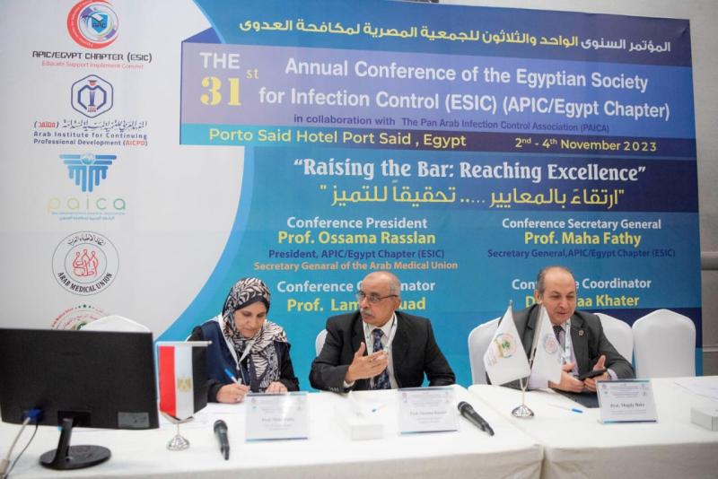 في يومه الثاني.. مؤتمر ”الأطباء العرب” يناقش ”تقدير مخاطر العدوى بالمنشآت الصحية”