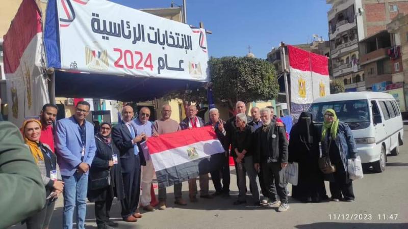 الوطنية للانتخابات: حضور ما يقرب من 45% من إجمالي المقيدين بقواعد الناخبين