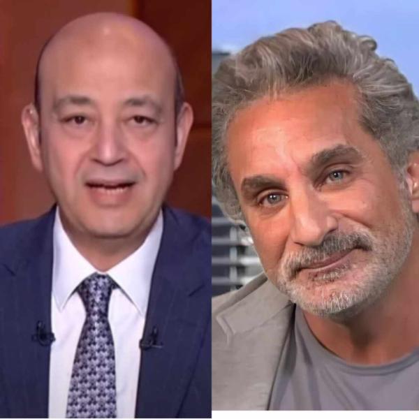 بعد تدخله لإسعاف شقيقه عماد.. عمرو أديب لباسم يوسف: ليك دين في رقبتي