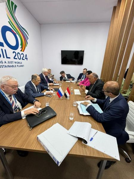 وزير الخارجية يلتقي وزراء خارجية بوليفيا وأوروجواي