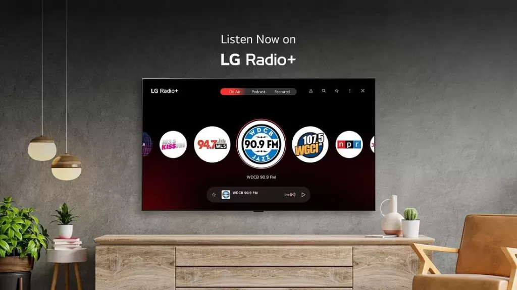 إل جى تطلق خدمة بث صوتي مجانية مع تجربة مستخدم سهلة وديناميكيةLG Radio+