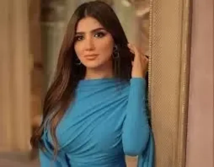 مي عمر تصور شمشون ودليلة في إجازة مسلسلها الجديد