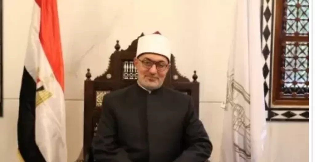 مفتى الجمهورية يهنئ الرئيس السيسى والأمتين العربية والإسلامية بعيد الفطر