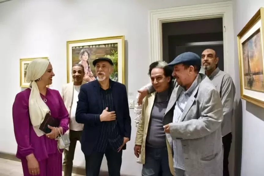 افتتاح معرض عادل ثروت بجاليري الزمالك