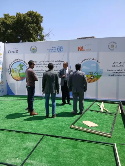 الزراعة تراجع الاستعدادات النهائية لافتتاح معرض الزهور يوم السبت