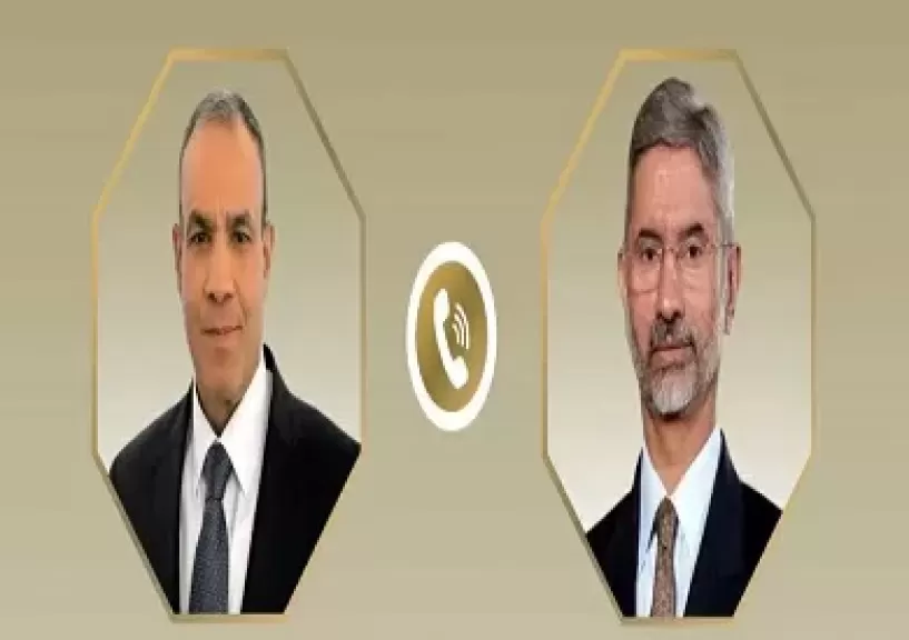 وزير الخارجية يؤكد لنظيره الهندي ضرورة تحقيق التهدئة للحيلولة دون انزلاق الأوضاع لمزيد من التصعيد فى منطقة جنوب آسيا