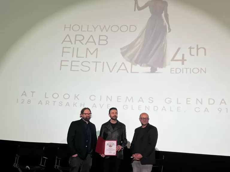مجلس الشيوخ الأمريكي بولاية كاليفورنيا يكرم محمد كريم في مهرجان هوليوود للفيلم العربي