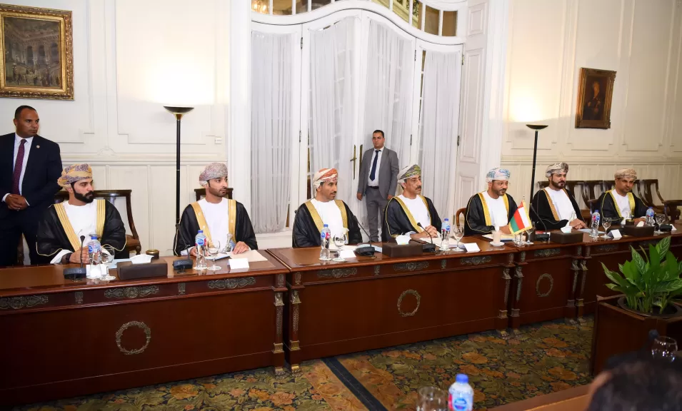 عبدالعاطي ونظيره العُماني يترأسان أعمال اللجنة المشتركة بالقاهرة