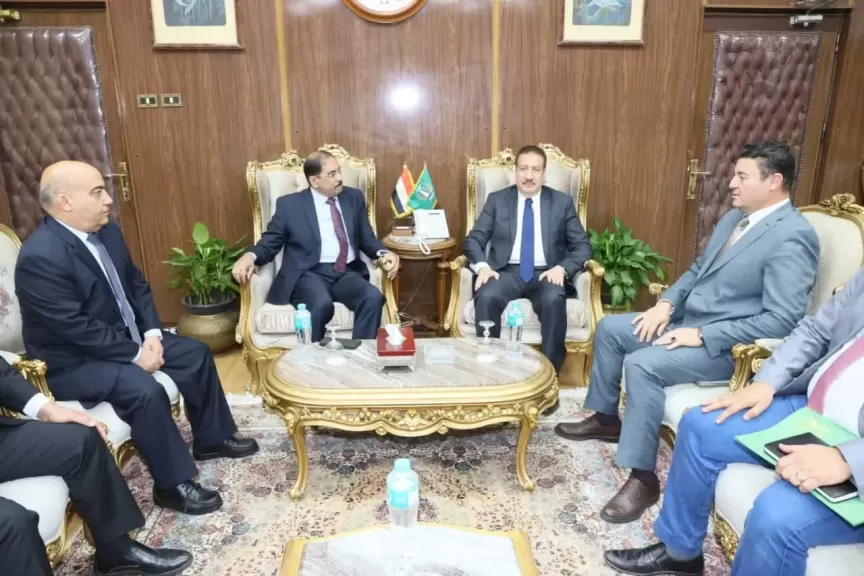 محافظ المنوفية يلتقى وفد معهد بحوث البترول المصري لتعزيز أطر التعاون المشترك