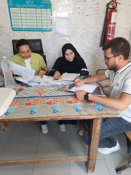 جولة ميدانية لإدارة السلامة والصحة المهنية على مستشفى الحميات ومكتب الصحة بالغردقة