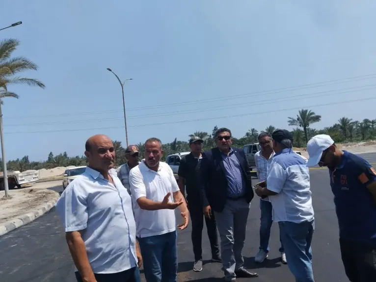 رئيس جهاز مدينة دمياط الجديدة يتفقد الأحياء السكنية والطرق بالمدينة