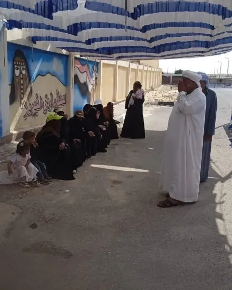 إقبال على صناديق انتخابات مجلس الشيوخ في بئر العبد بشمال سيناء