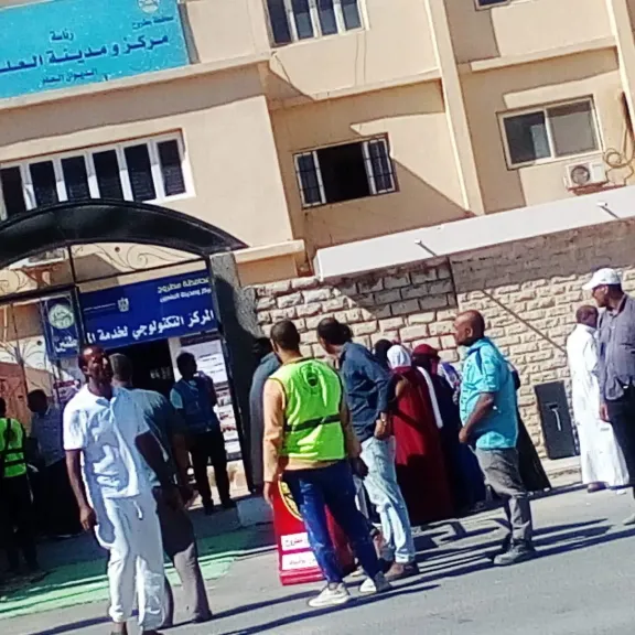 إقبال متزايد في انتخابات الشيوخ بلجان مرسى مطروح