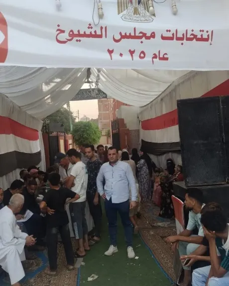 استمرار توافد الناخبين في منشأة القناطر بمحافظة الجيزة قبل إغلاق باب التصويت
