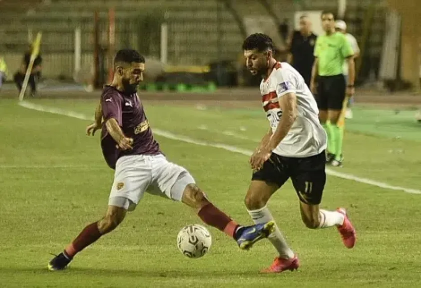 تعادل سلبي بين الزمالك وسيراميكا في 45 دقيقة