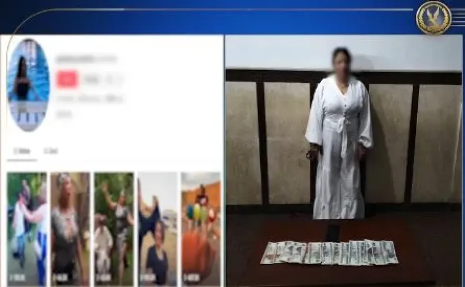 القبض على صانعة محتوى بالجيزة بسبب فيديوهات خادشة للحياء