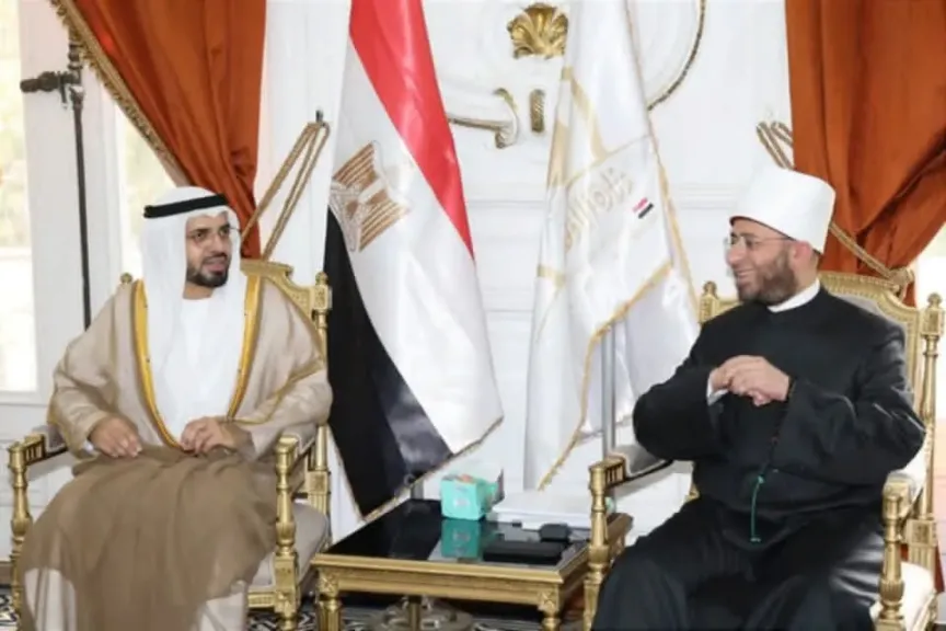 وزير الأوقاف ورئيس الهيئة العامة للشئون الإسلامية بالإمارات يبحثان التعاون المشترك