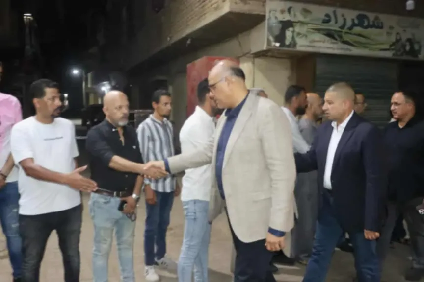 محافظ القليوبية يقدم واجب العزاء لأسر ضحايا حريق القناطر الخيرية