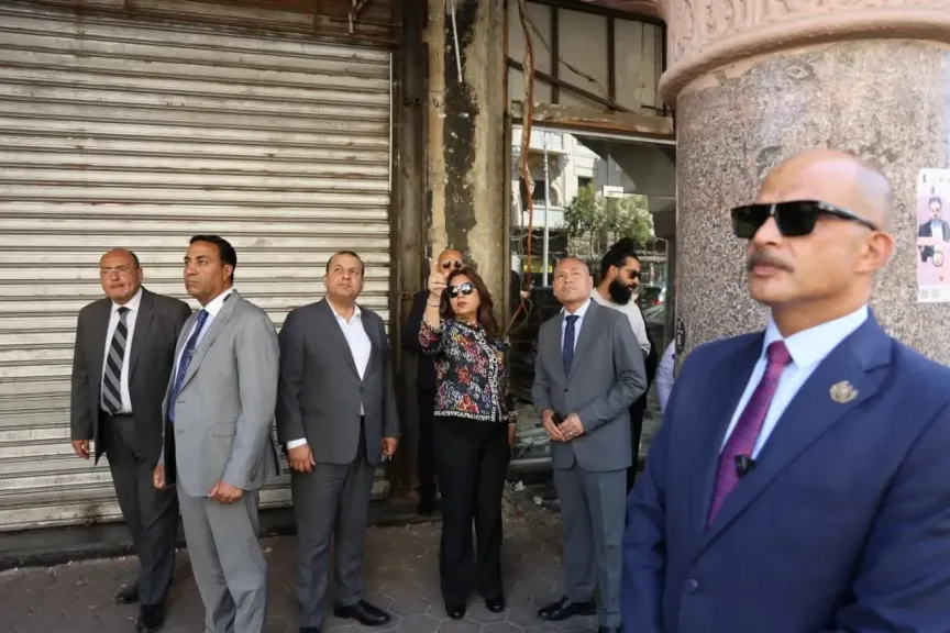 وزيرة التنمية المحلية ومحافظ القاهرة يتفقدان أعمال تطوير شارع إبراهيم باشا بمنطقة الكوربة بمصر الجديدة