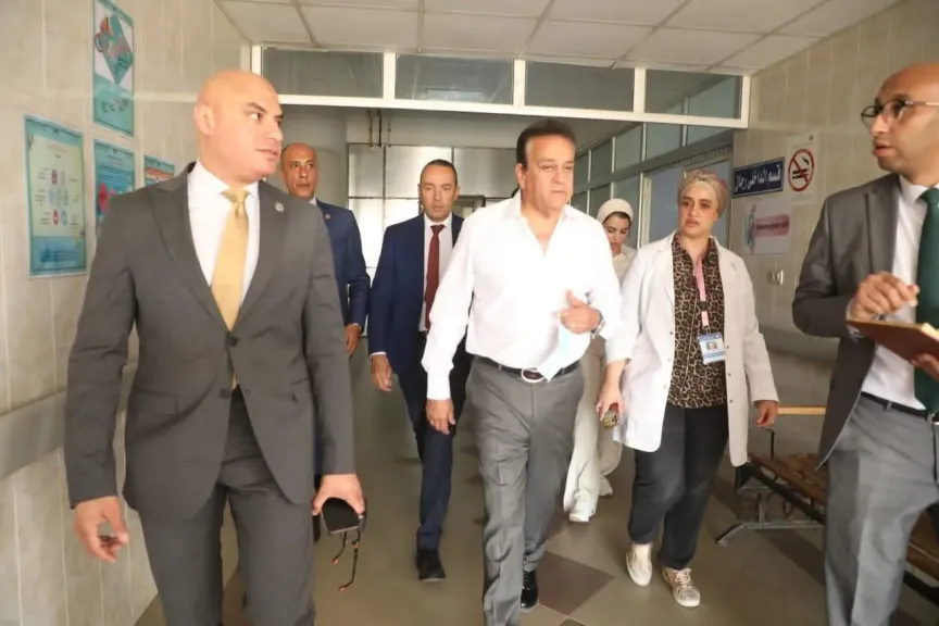 نائب رئيس الوزراء ووزير الصحة يتفقد مستشفى الشروق المركزي في زيارة ميدانية مفاجئة