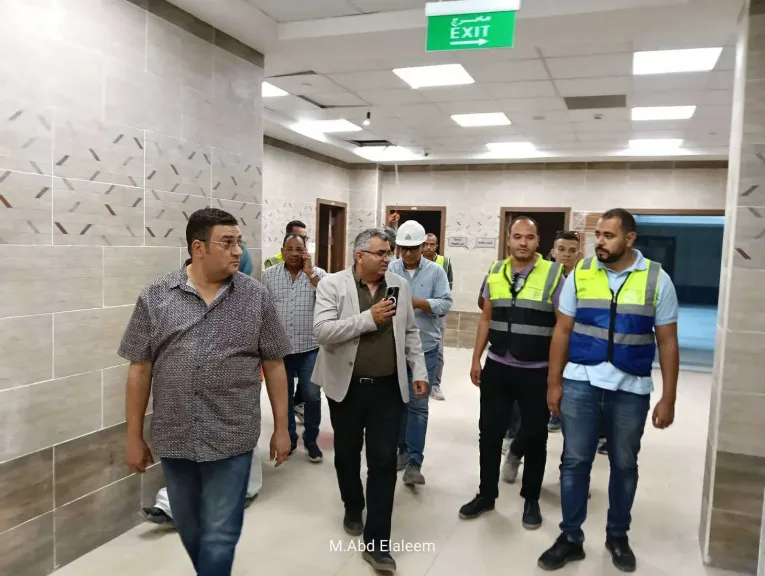 مساعد وزير الصحة يتفقد مشروع إنشاء مستشفى العبور التخصصي تمهيدا لتشغيله