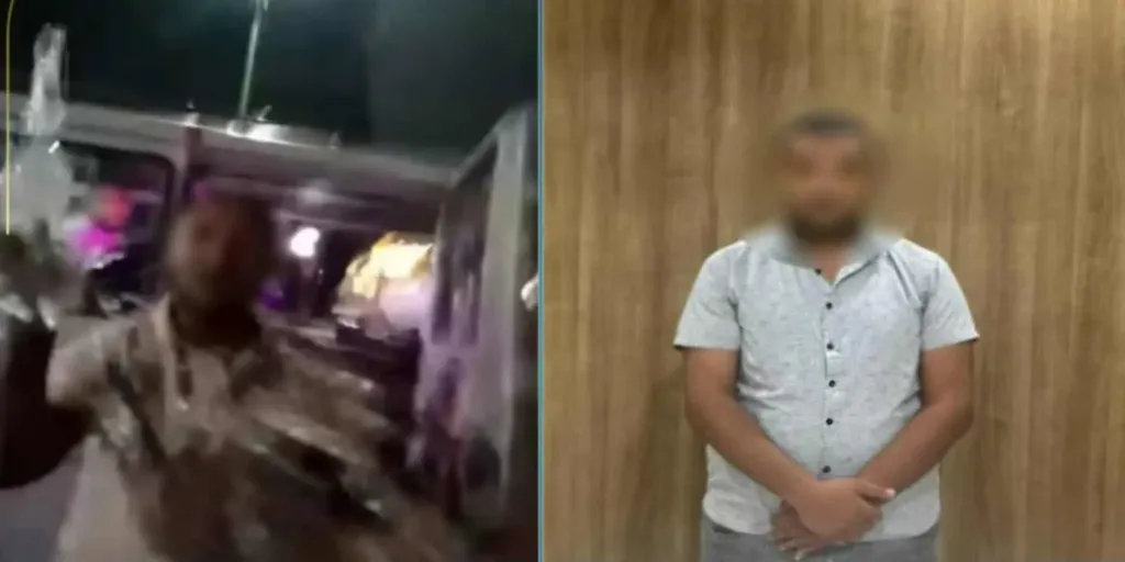 ضبط سائق تعدى على فتاة بالسب وألقى المياه عليها في كرداسة