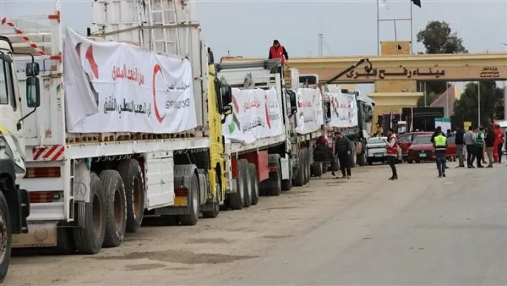 قافلة «زاد العزة 27» تتجه إلى غزة بإمدادات إنسانية جديدة
