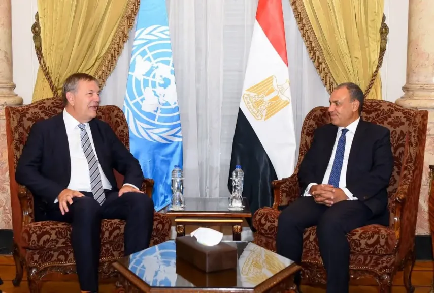 وزير الخارجية يستقبل المفوض العام لوكالة الأمم المتحدة لإغاثة وتشغيل اللاجئين الفلسطينيين