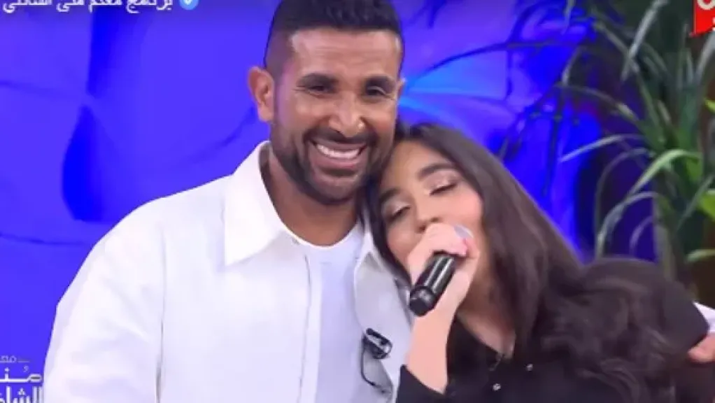 شاهد صورة أبنة الفنان ”أحمد سعد” تعرض للمرة الأولي وتشاركة الغناء