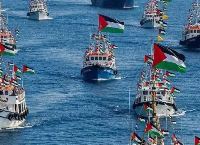 اللجنة الدولية لكسر الحصار: انطلاق أول سفن أسطول الصمود من تونس إلى غزة