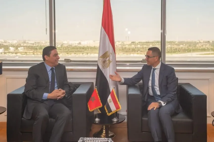 وزير الاستثمار والتجارة الخارجية يستقبل نظيره المغربي لبحث سبل تعزيز العلاقات الاقتصادية