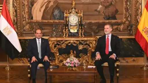 الرئيس السيسي يستقبل ملك إسبانيا في أول زيارة له
