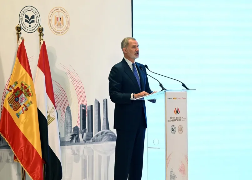 ملك إسبانيا: أكثر من 60 شركة إسبانية مستقرة بمصر وتسهم فى تطوير علاقتنا